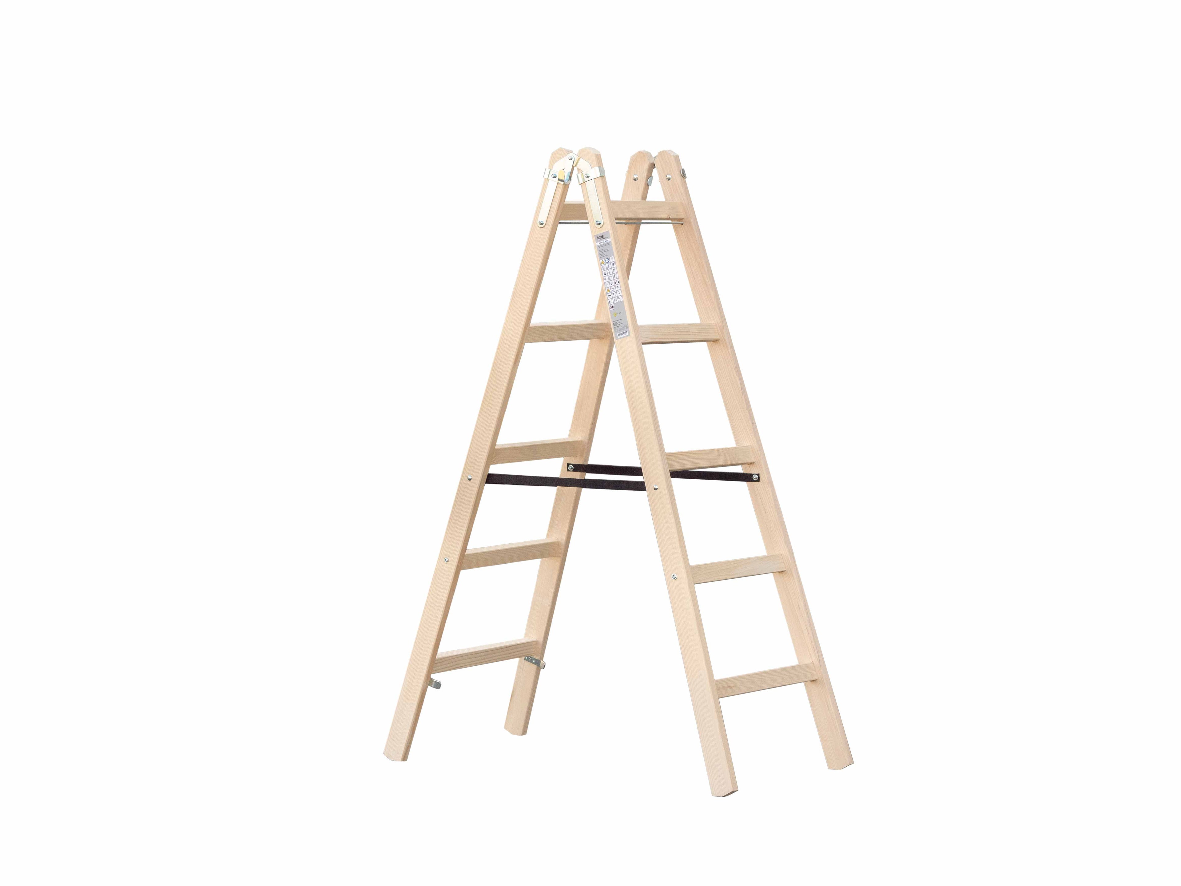 Holzleiter 5 Sprossen