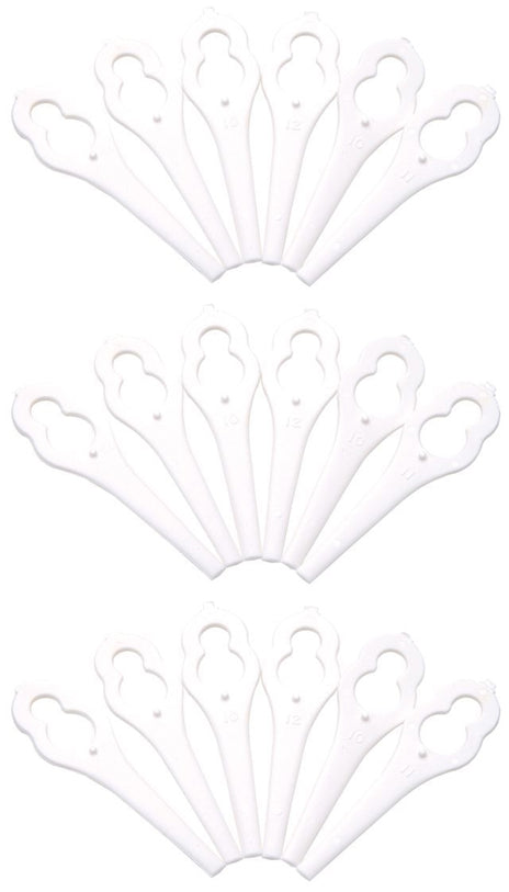 24 Kunststoffmesser, 23 cm