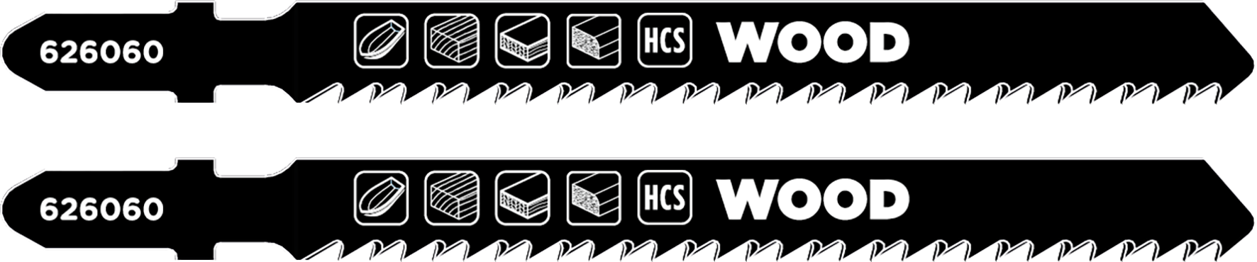 HCS-Stichs?gebl?tter, Holzbearbeitung, T-Schaft, fein