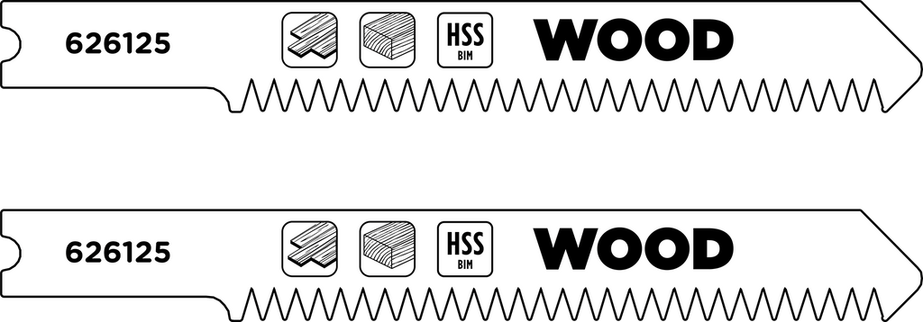 HSS-Bi-Metall-Stichsägeblätter, LAMINAT, Holzbearbeitung, fein