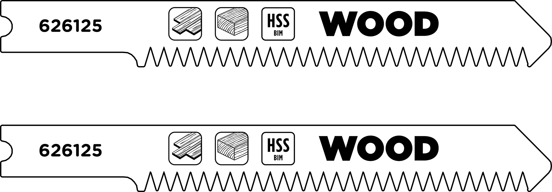 HSS-Bi-Metall-Stichsägeblätter, LAMINAT, Holzbearbeitung, fein