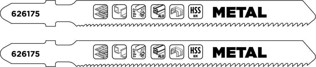 HSS-Bi-Metall-Stichsägeblätter, Metallbearbeitung, fein