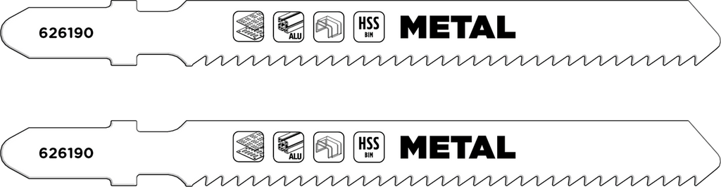 HSS-Bi-Metall-Stichsägeblätter, Metallbearbeitung, mittel