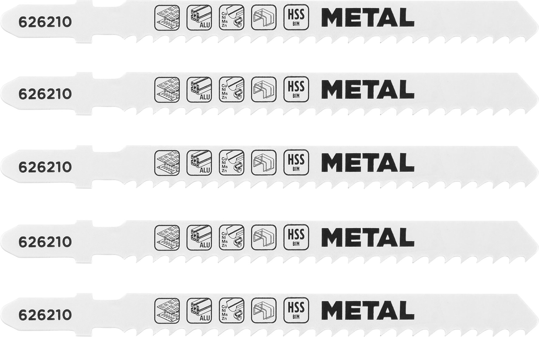 HSS-Bi-Metall-Stichsägeblätter, Metallbearbeitung, grob