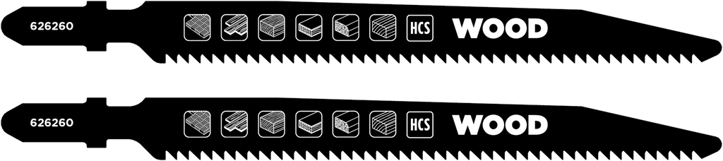 HCS-Stichsägeblätter, Holzbearbeitung, DOWN CUT, fein