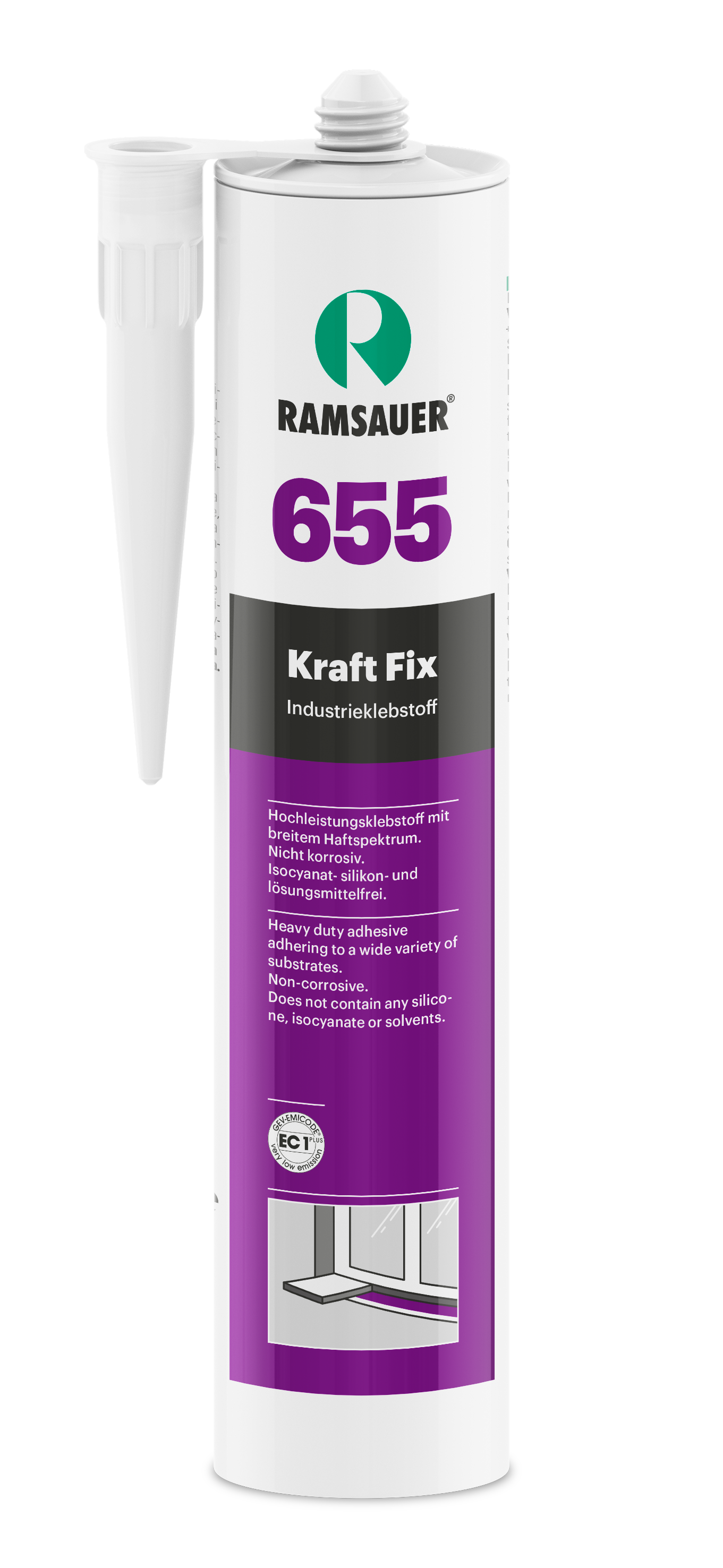 Kraftklebstoff 655 Kraft Fix, weiss 290ml