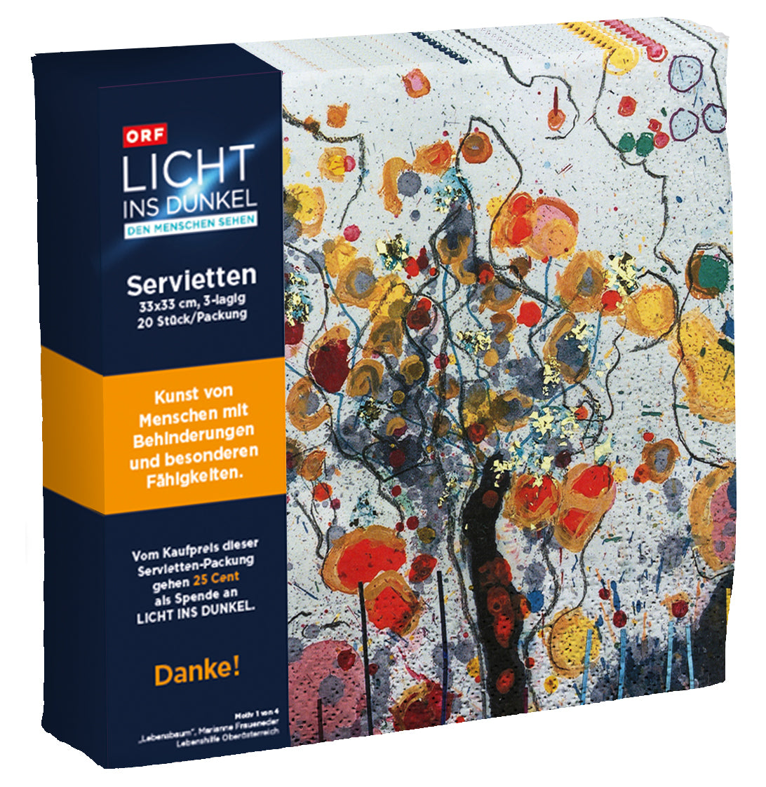 licht ins dunkel servietten