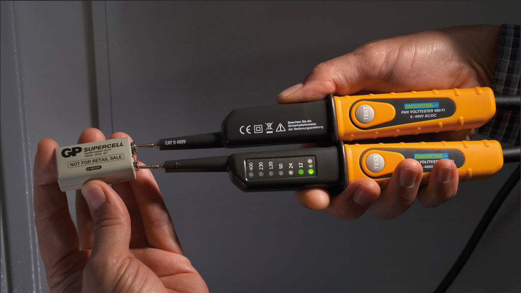 Spannungsprüfer Volttester 400 FI