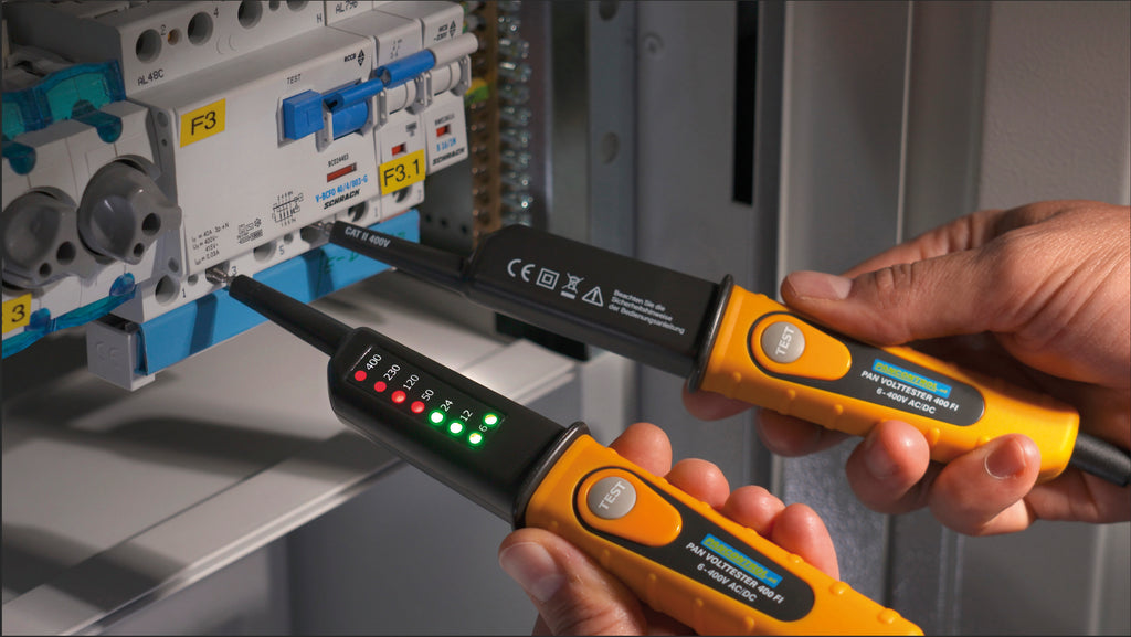 Spannungsprüfer Volttester 400 FI