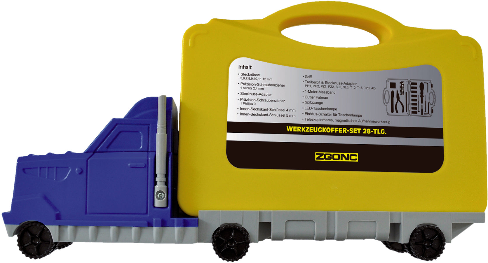 Werkzeugkoffer-Set Truck 28-tlg.