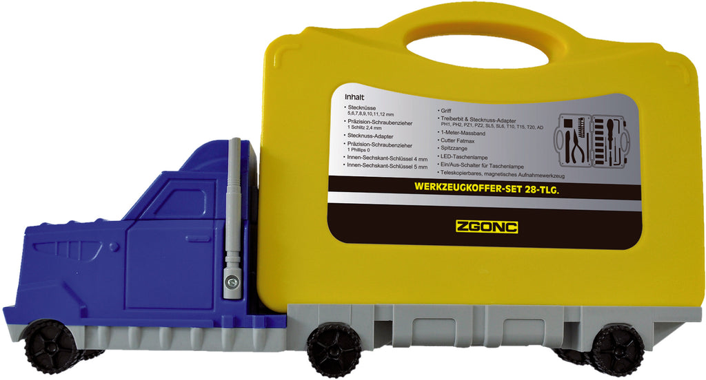Werkzeugkoffer-Set Truck 28-tlg.