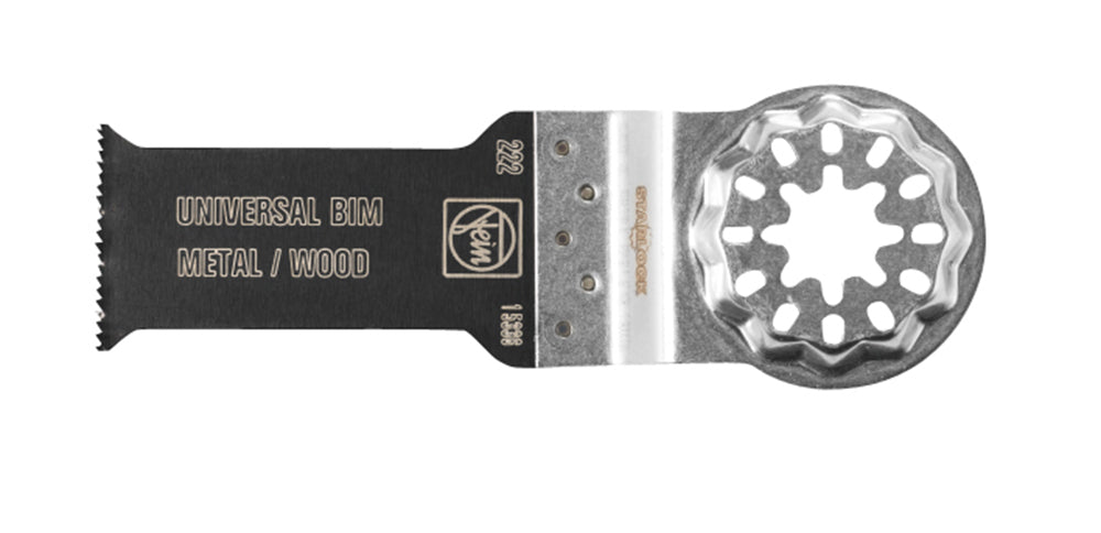 3 Universal-Bi-Metall-Sägeblätter E-Cut 55 x 28 mm