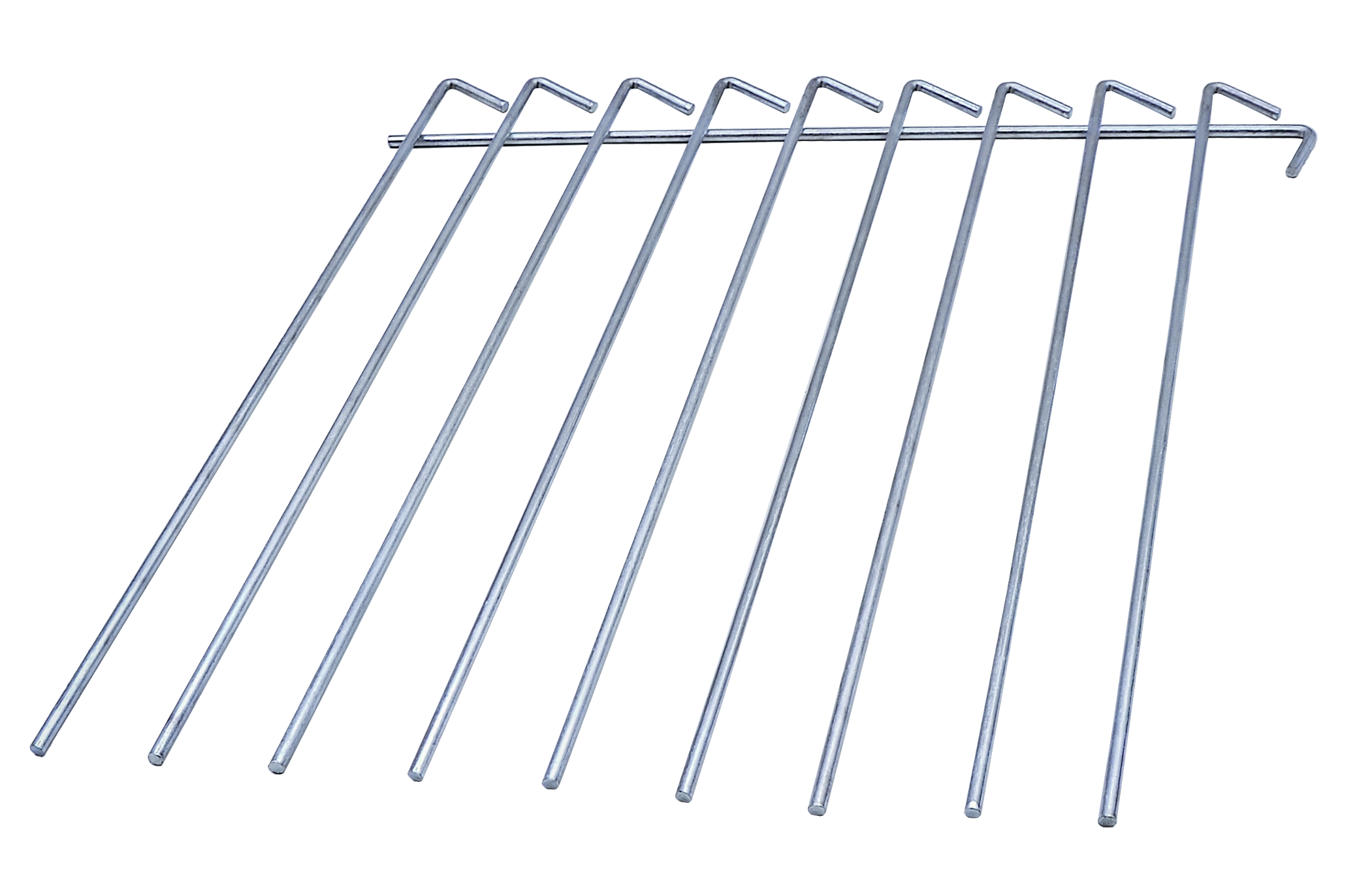 10 Metall-Heringe für Abdeckplanen