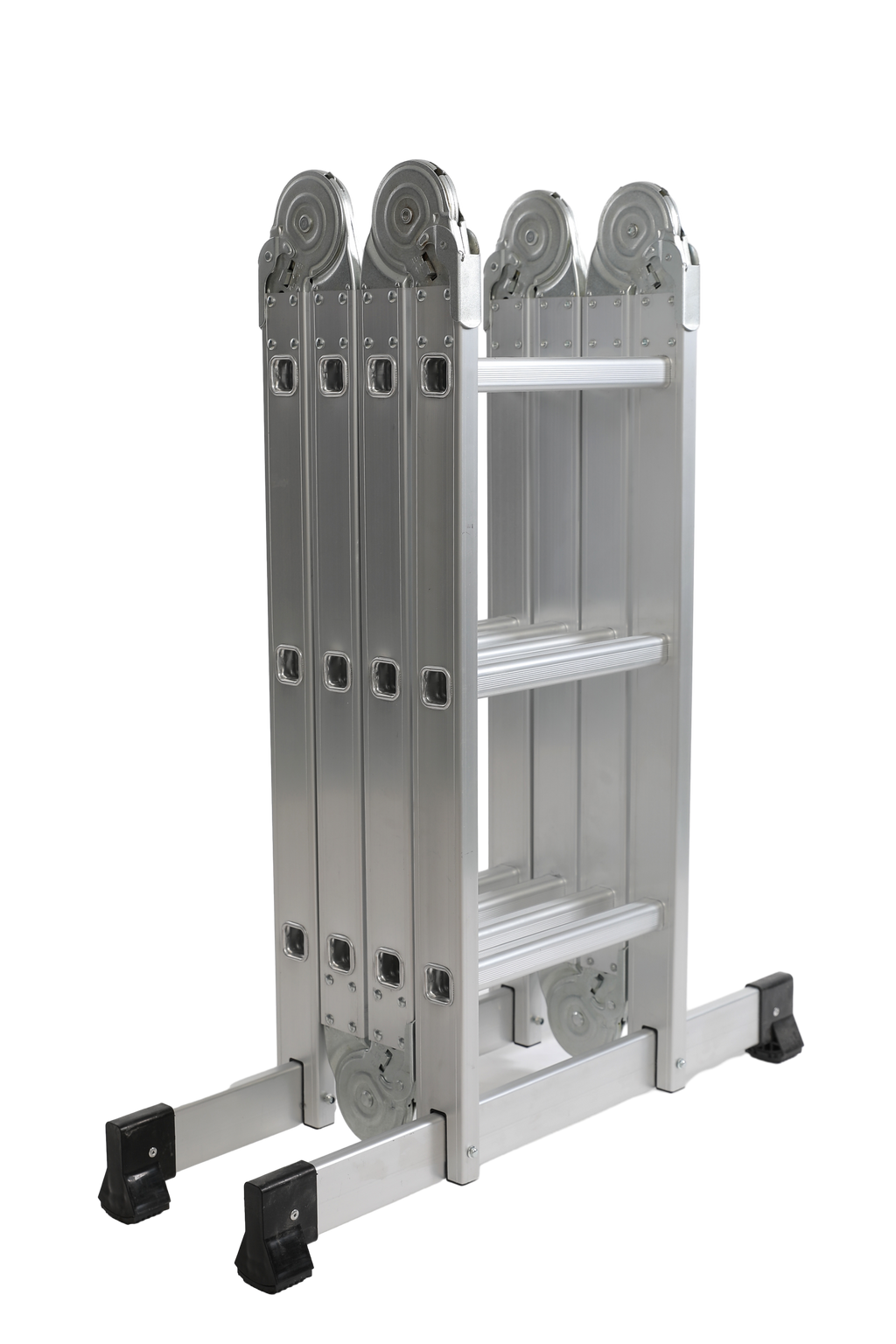 Alu-Vielzweckleiter 4x3 + Plattform