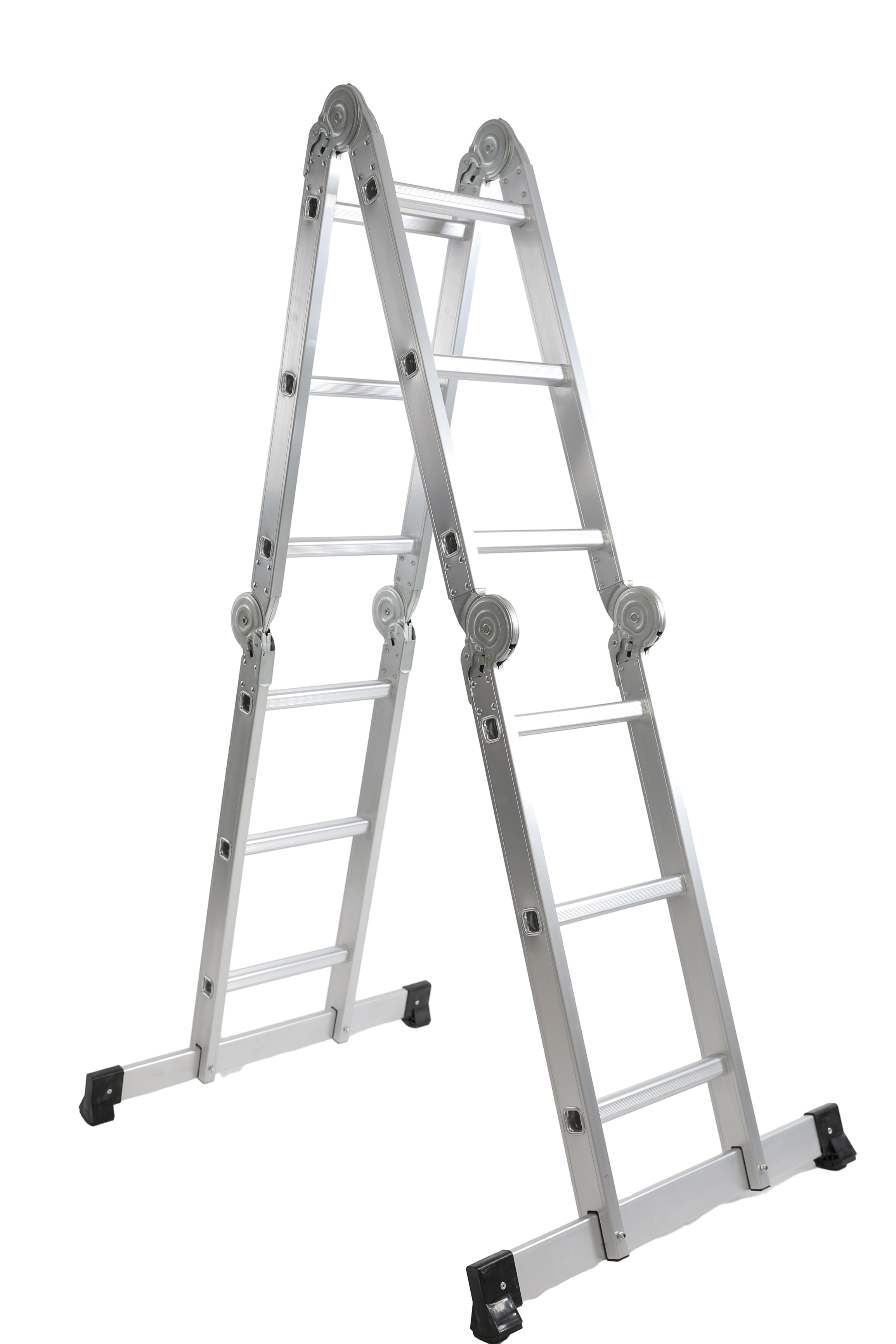Alu-Vielzweckleiter 4x3 + Plattform