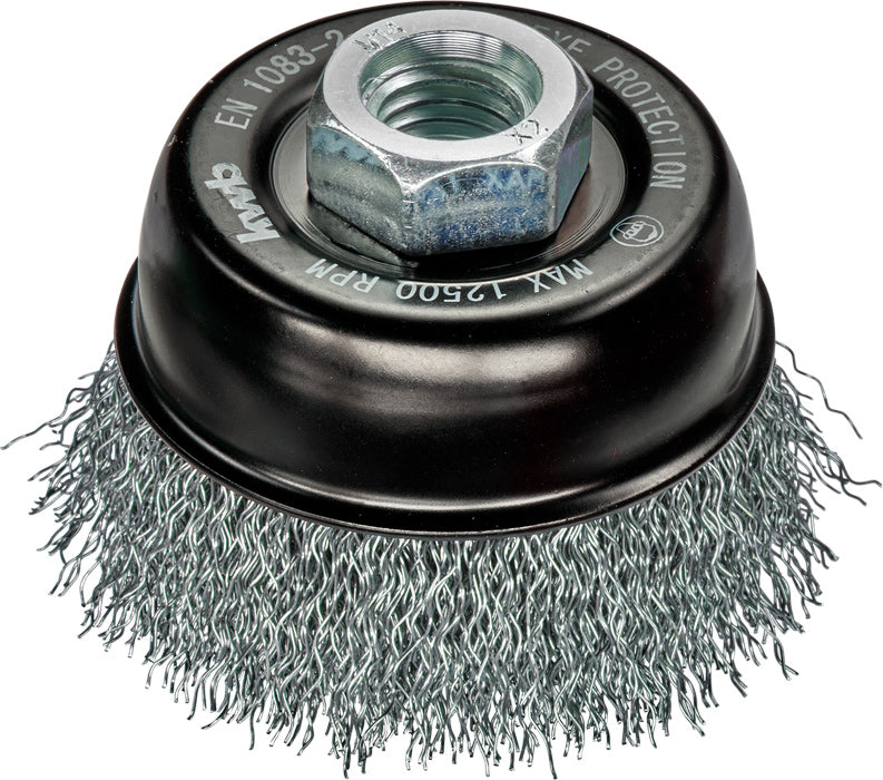 AGGRESSO-FLEX® Topfbürste, Stahldraht, gewellt, ø 60 mm