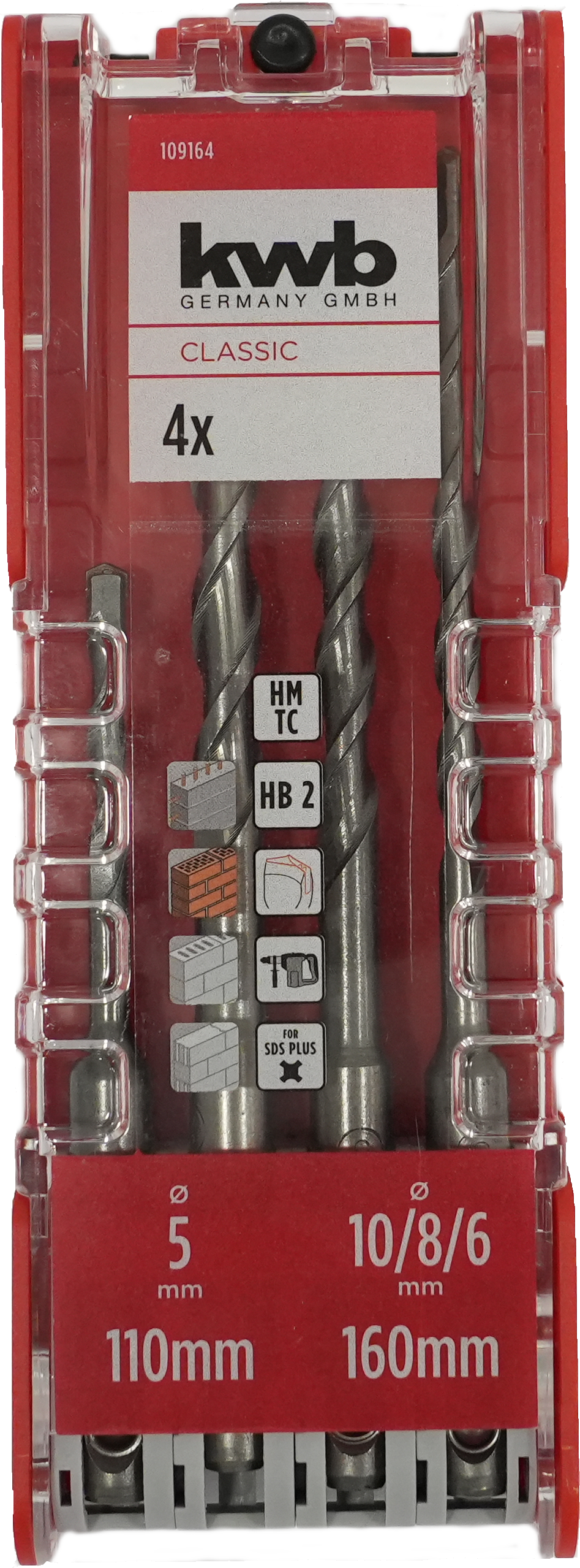SDS-Plus-Bohrer-Satz 4-tlg.