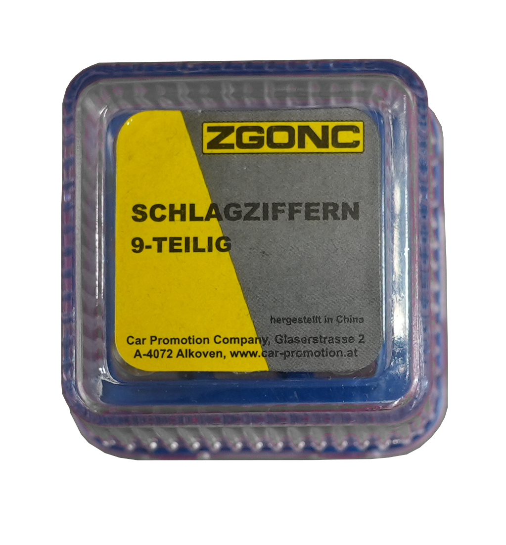 Schlag-Ziffern-Satz 4 mm