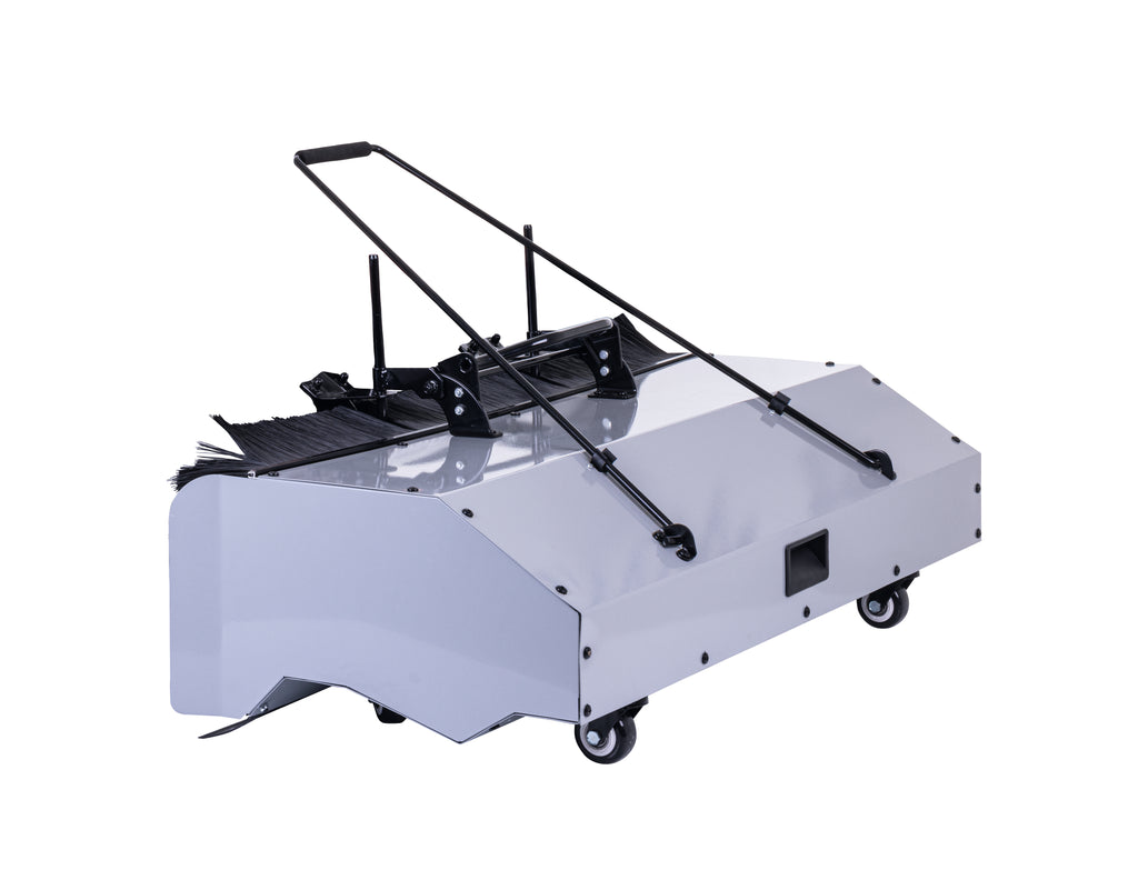 Benzin-Kehrmaschine + Schneeschild