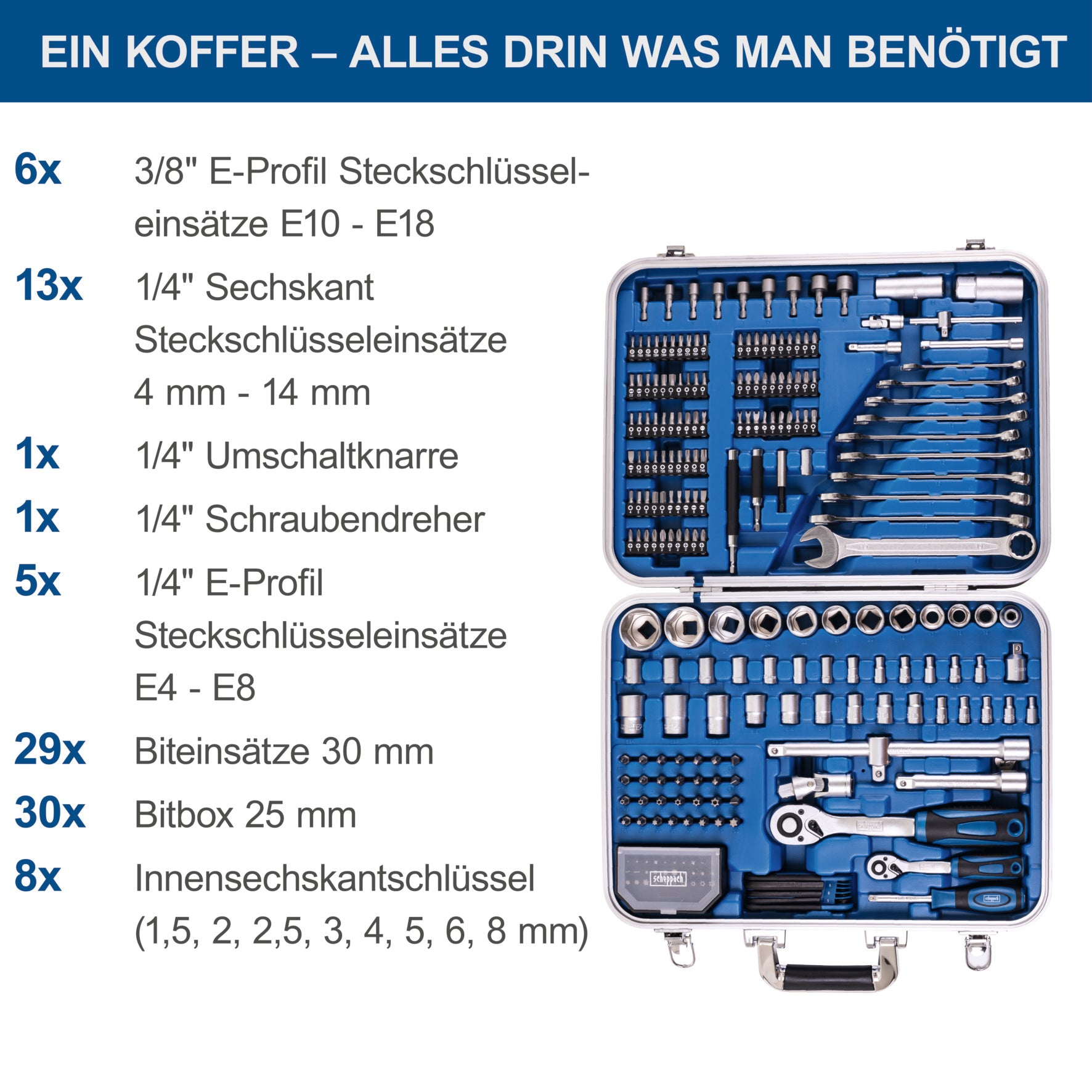 Werkzeugkoffer 233 tlg. TB 235