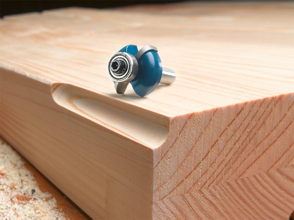 Hohlkehlfräser HM Ø 25,7 mm, mit Anlaufkugellager