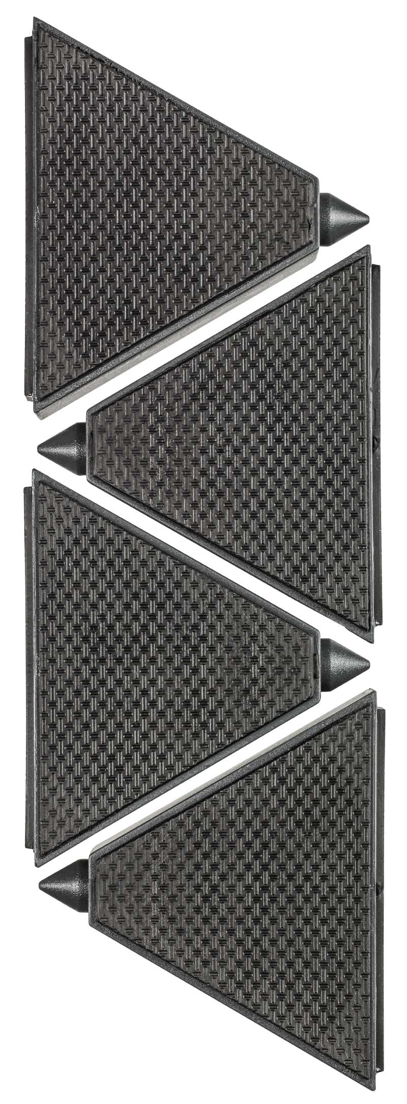 4 TriGrips Werkstückunterlagen in dreieckiger Form