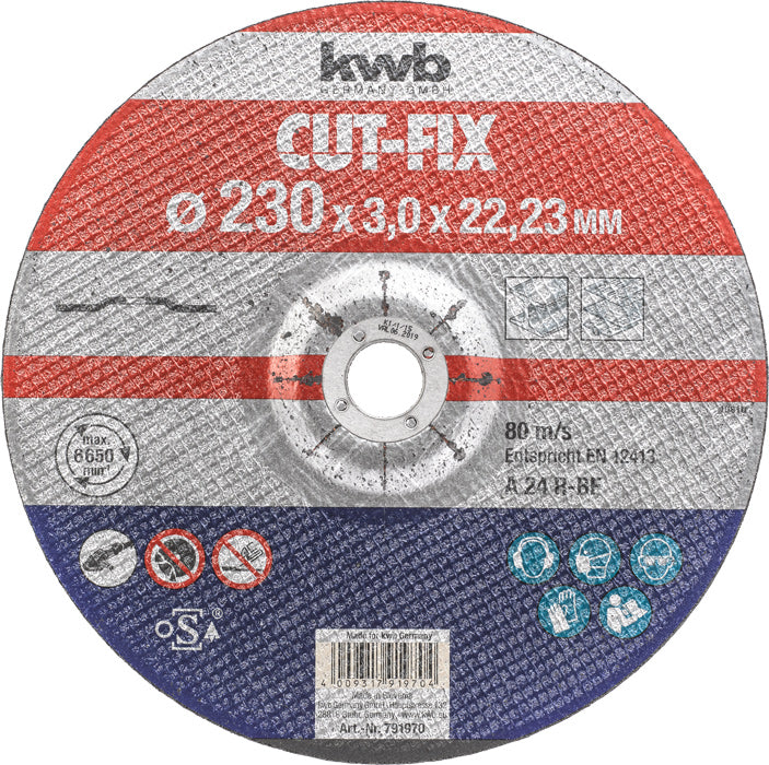 CUT-FIX® Trennscheiben gekröpft, Metallbearbeitung, Ø 230 mm