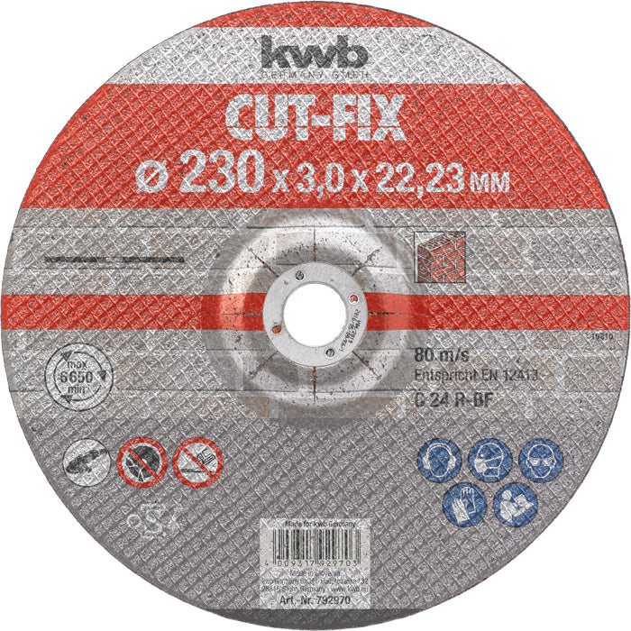 CUT-FIX® Trennscheiben gekröpft, Steinbearbeitung, Ø 230 mm