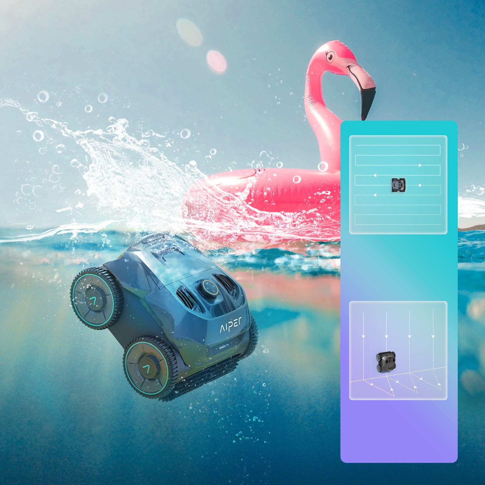 Aiper Seagull Pro kabelloser robotergesteuerter Poolreiniger