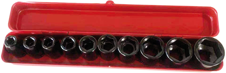 CV-Schlagnuss-Satz 1/2" 10-tlg.