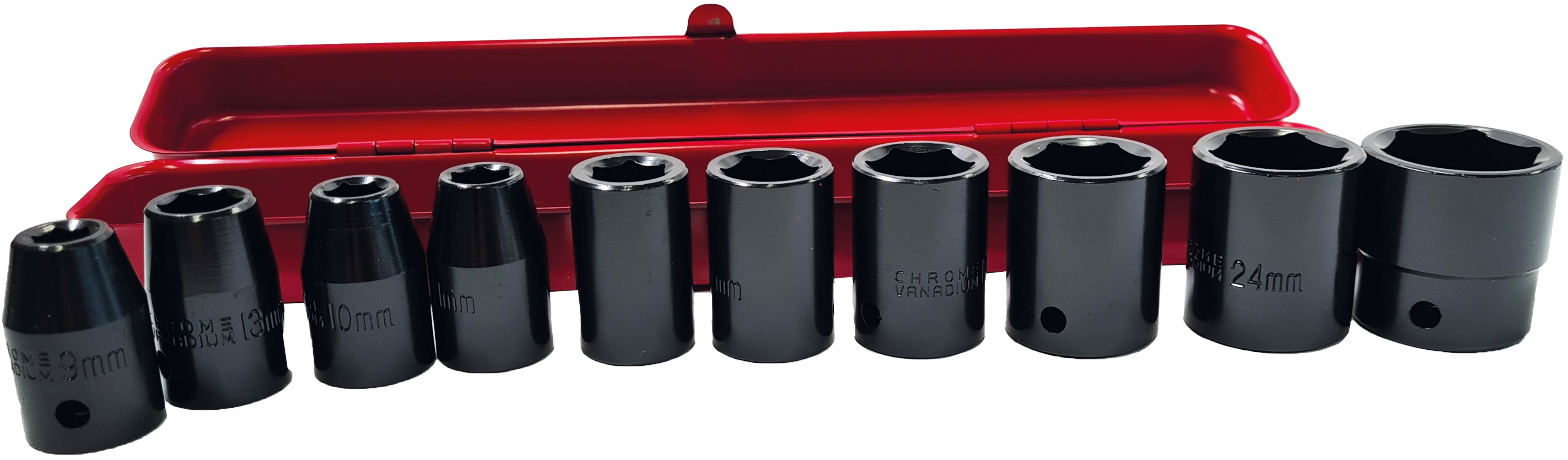 CV-Schlagnuss-Satz 1/2" 10-tlg.