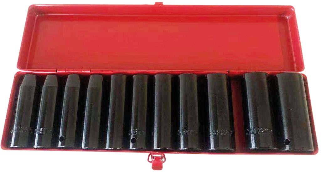 Schlagnuss-Satz 1/2" 11-tlg.