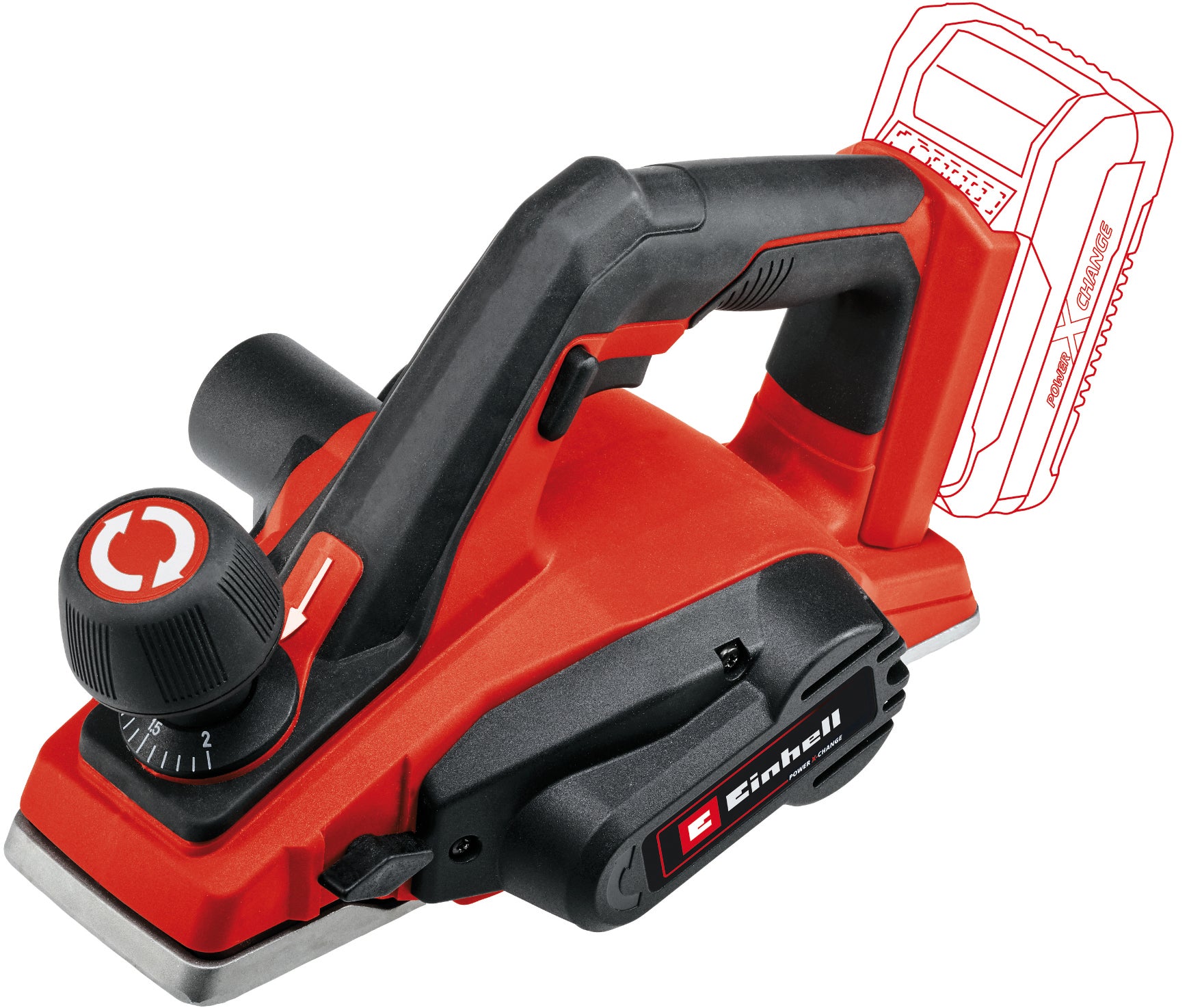 Akku-Hobel TE-PL 18/82 Li Solo, Power X-Change