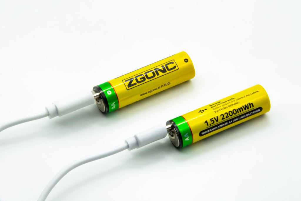Akku-Batterie AA mit USB-C