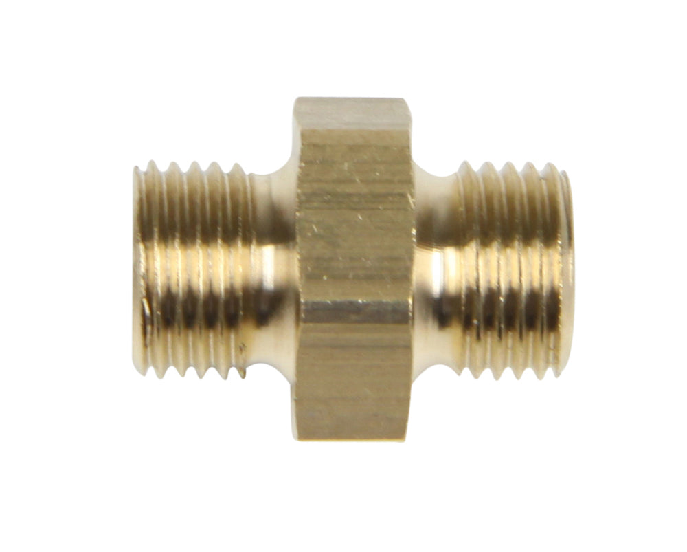 Doppel-Nippel aus Messing 1/8" AG x 1/8" AG