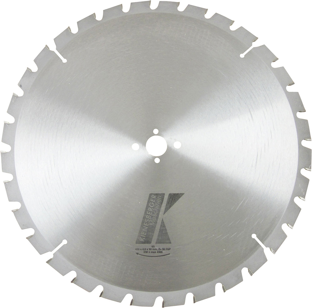 Bau-HM-Kreissägeblatt 450 x 30 mm Ø, 32 Zähne