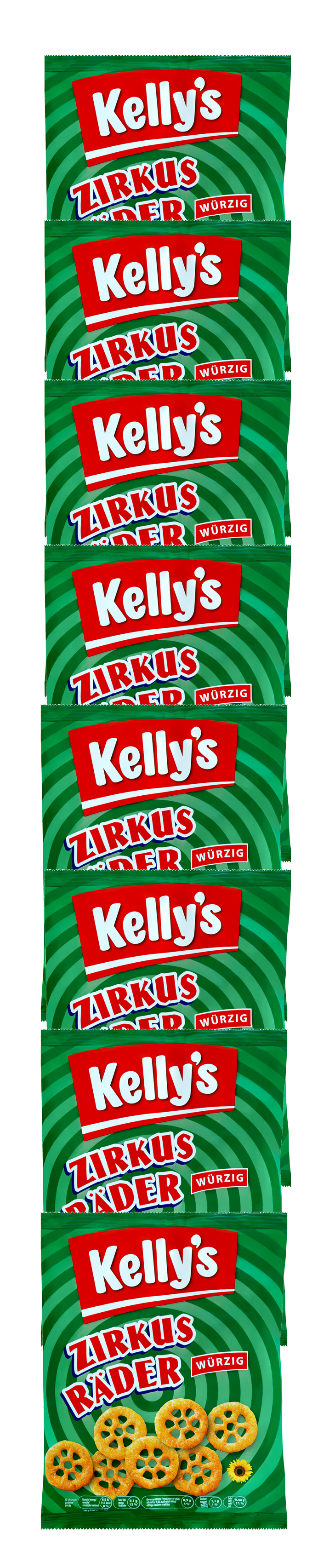 Kelly's Zirkusräder 30g Streifen