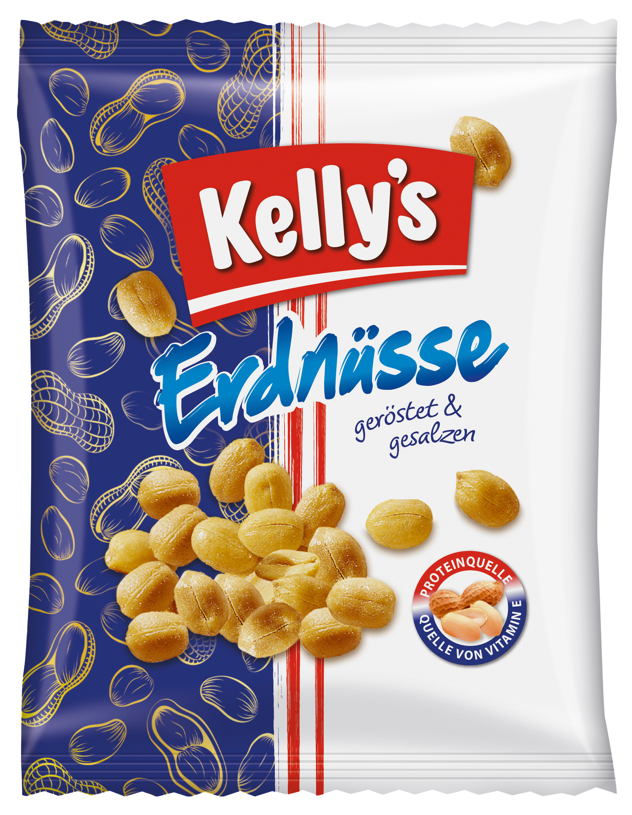 Kelly's Erdnüsse geröstet & gesalzen 50g