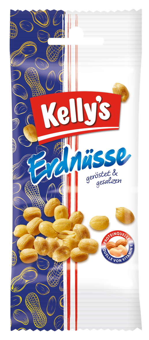 Kelly's Erdnüsse geröstet & gesalzen 40g