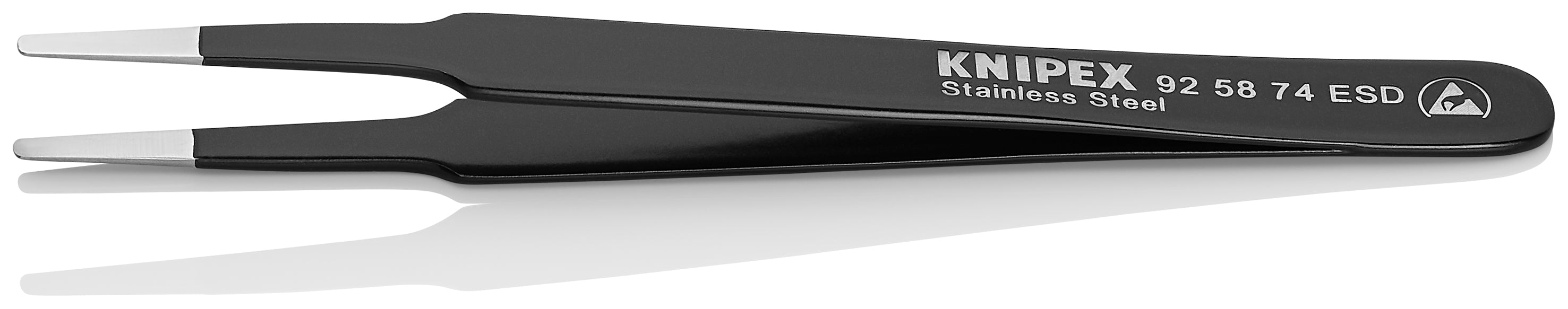 Universalpinzette ESD glatt 118 mm