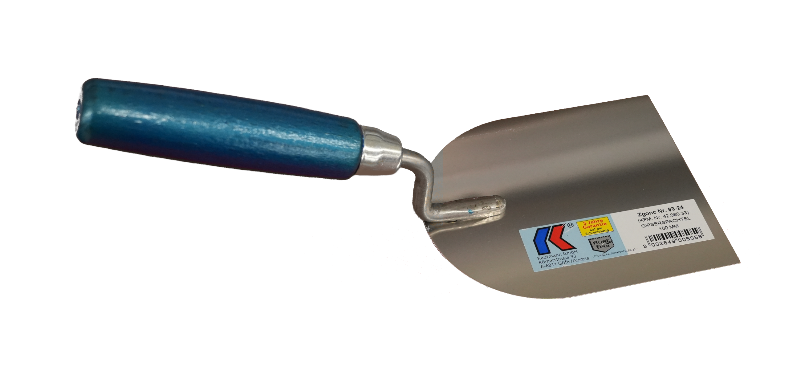 Gipserspachtel 100 mm rostfrei