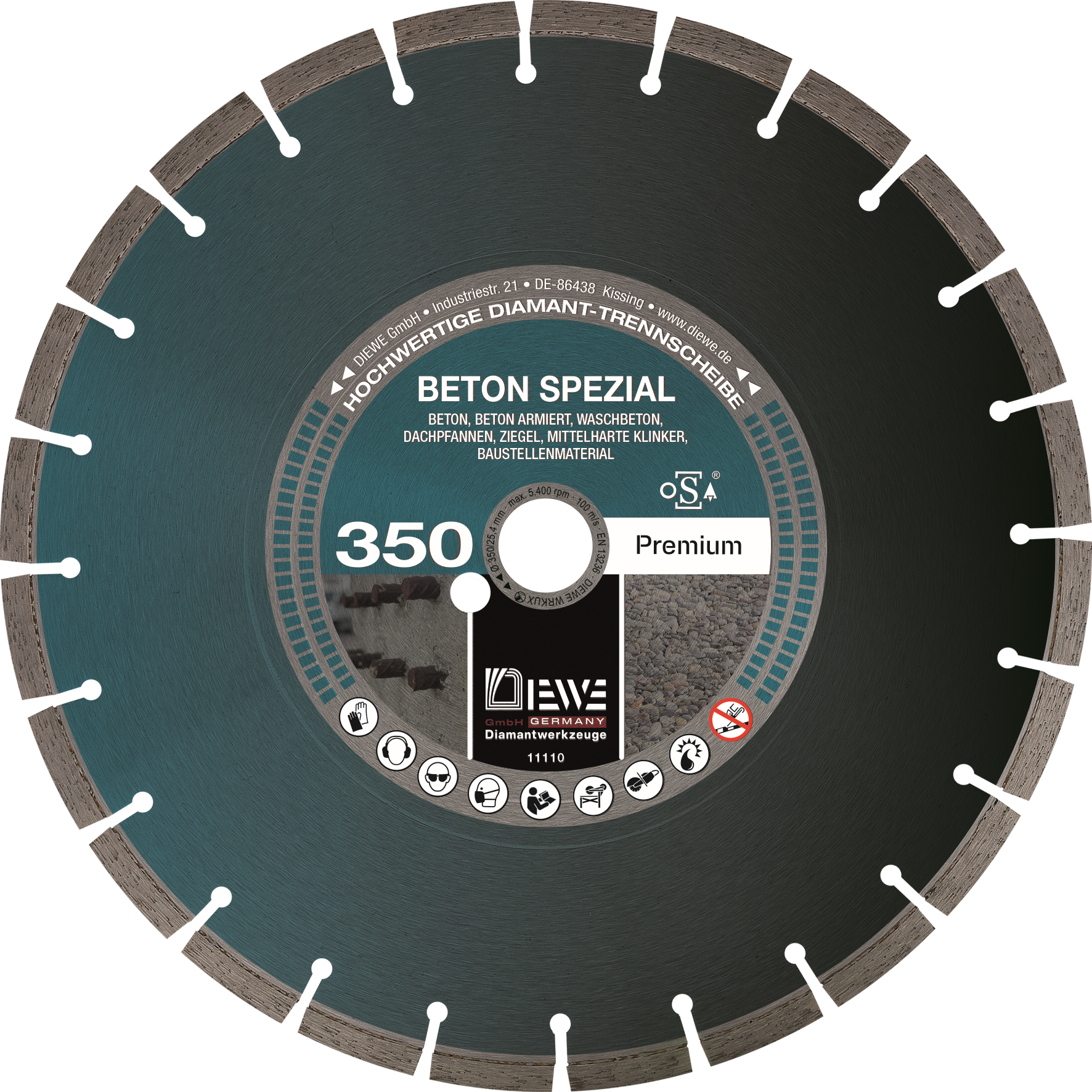 Diamanttrennscheibe Beton Spezial