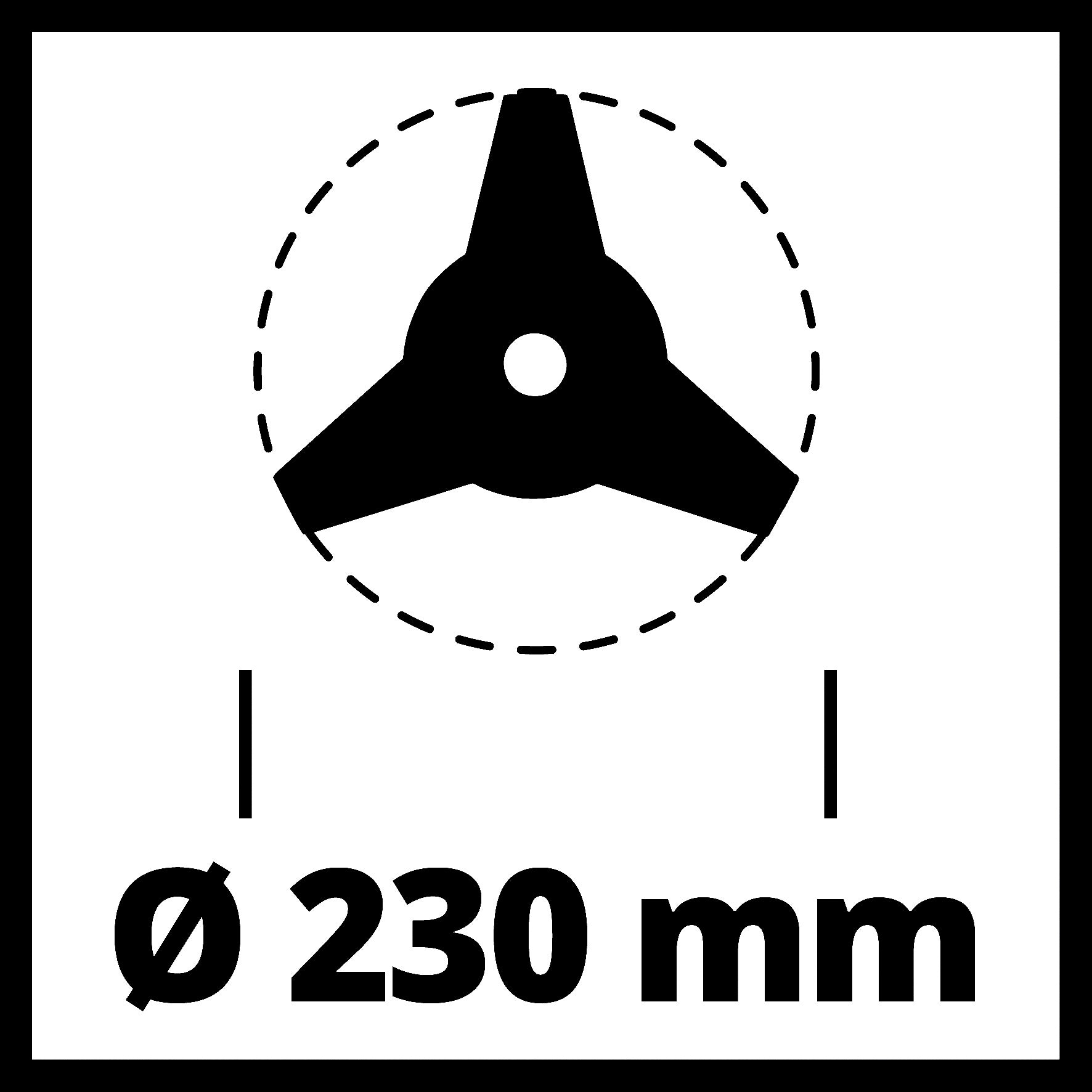 Grasmesser 23 cm