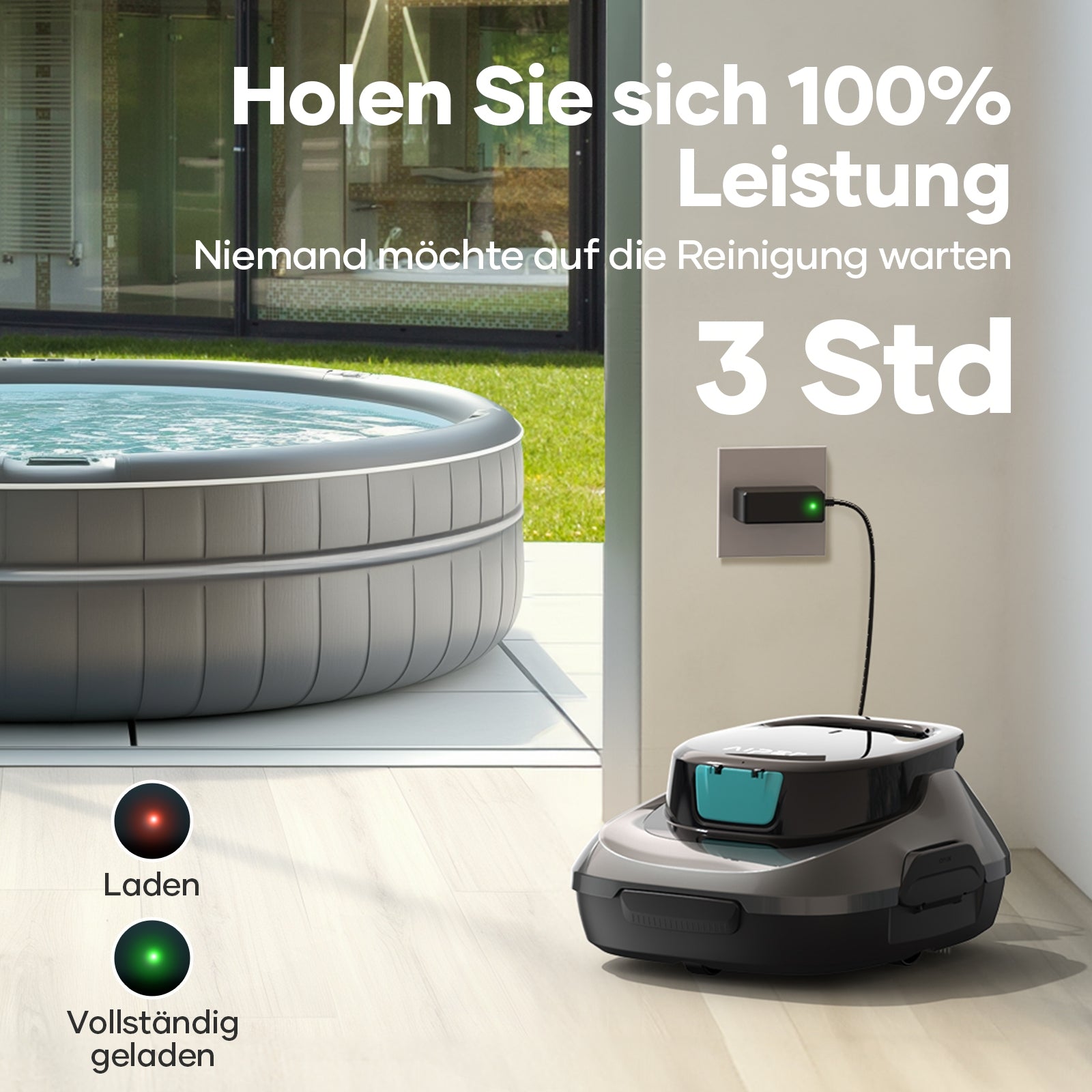 Aiper Scuba SE kabelloser robotergesteuerter Poolreiniger