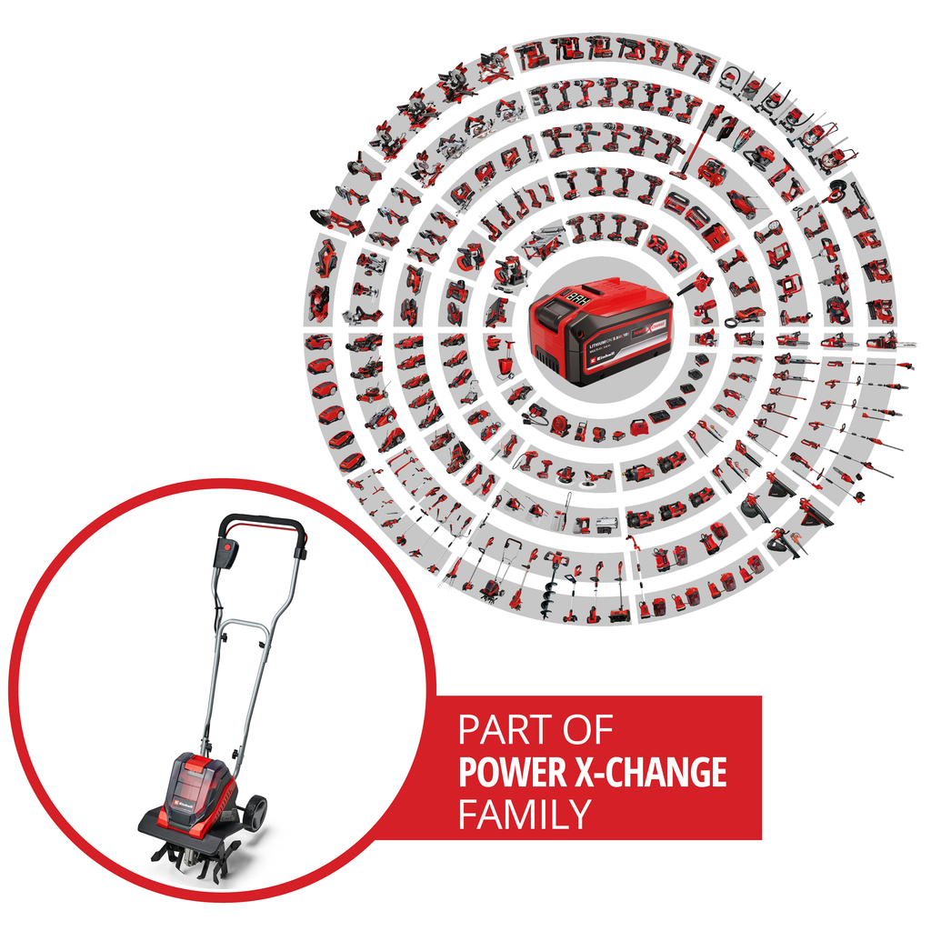 Akku-Bodenhacke GE-CR 30 Li - Solo, Power X-Change