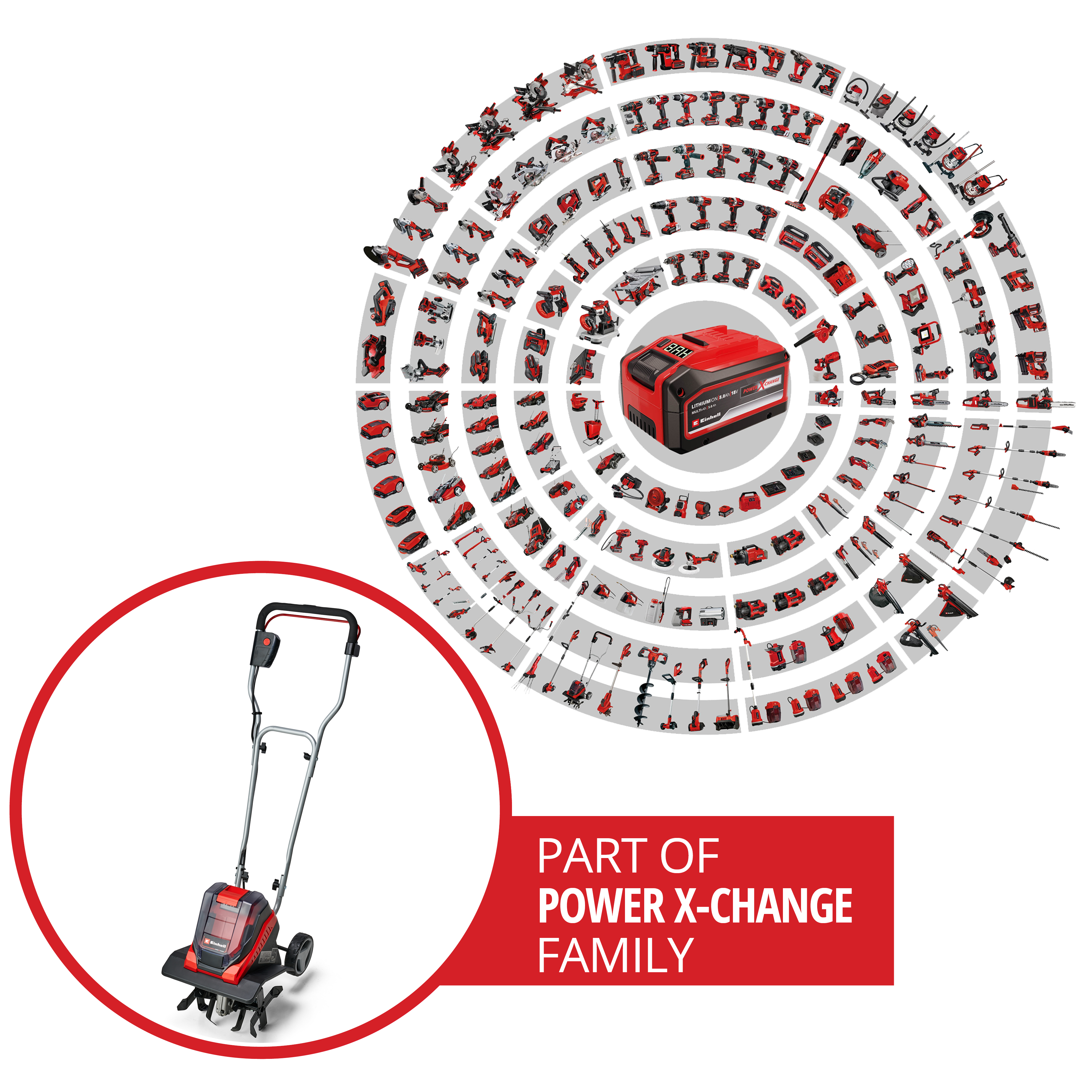Akku-Bodenhacke GE-CR 30 Li - Solo, Power X-Change