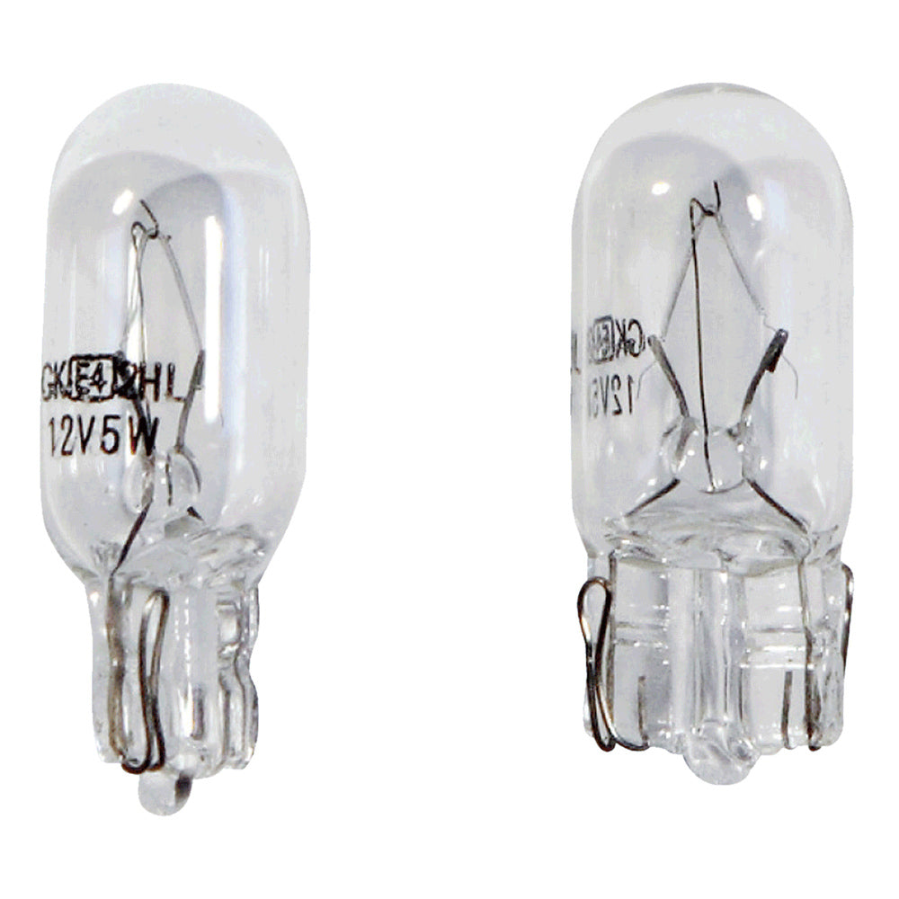 2 Glassockellampen 12 V, 5 W