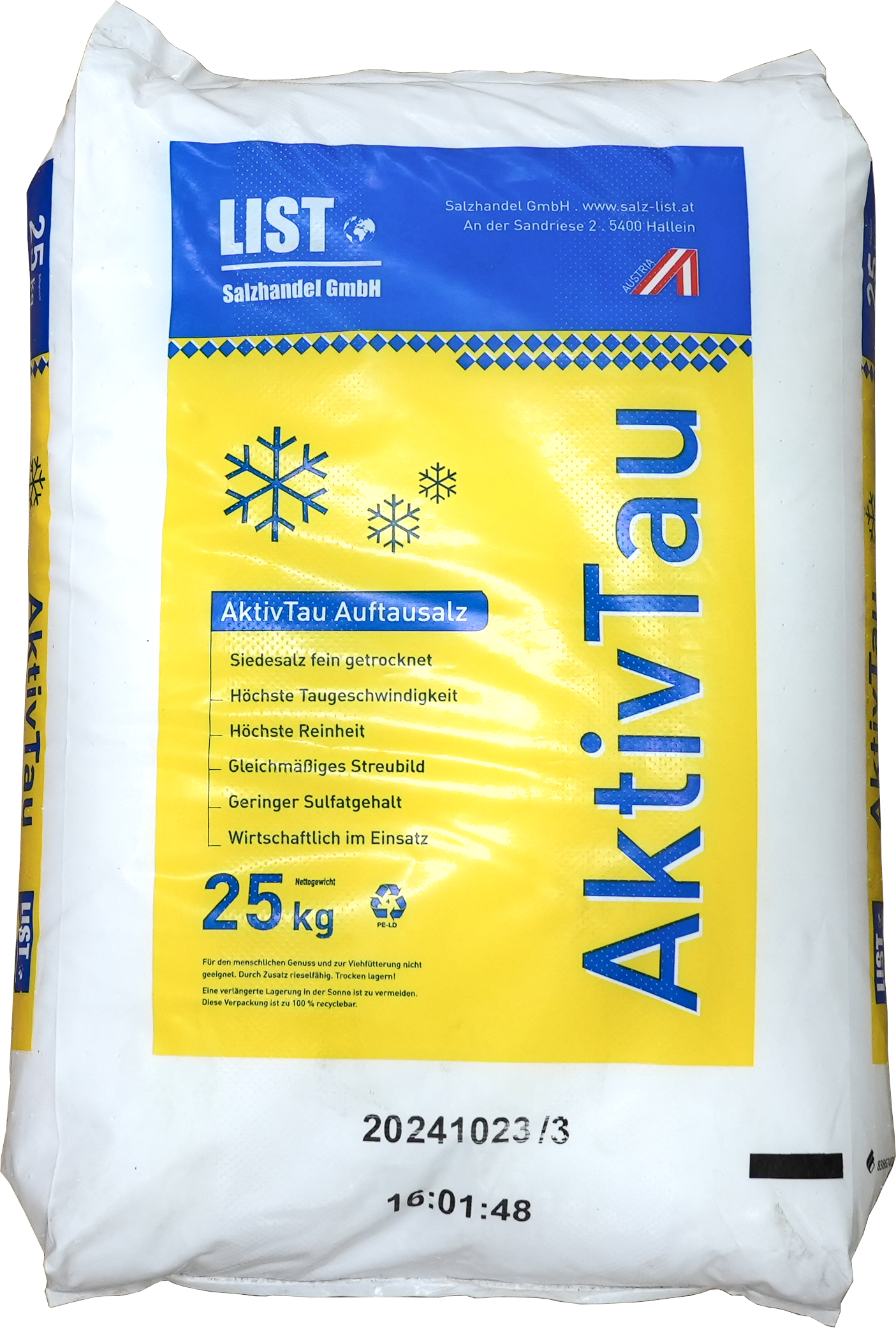 Siede-Auftausalz AktivTau 25 kg