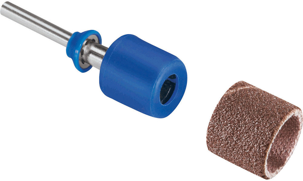 Schleifdorn + Schleifbänder SC407 13 mm Ø K 60 und K 120