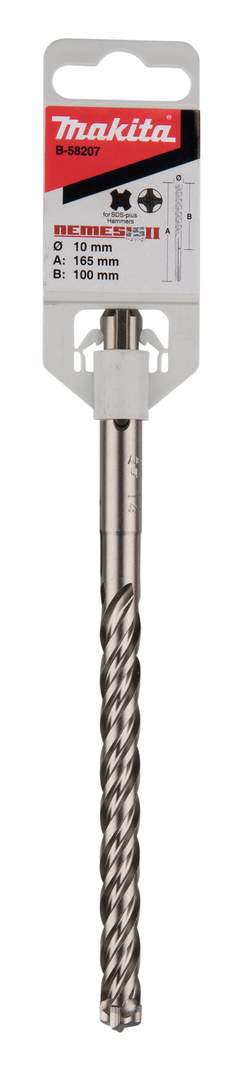 Hammerbohrer SDS-PLUS, Nemesis2; 10 x 165 mm